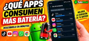 Qué apps consumen más batería